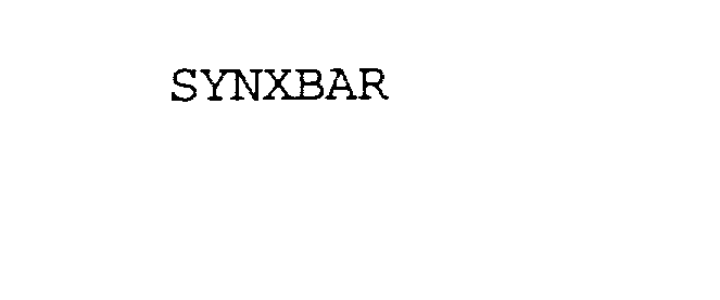 Trademark Logo SYNXBAR