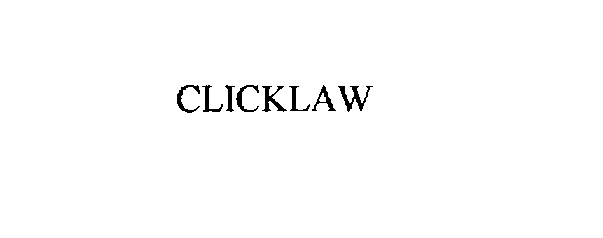 Trademark Logo CLICKLAW