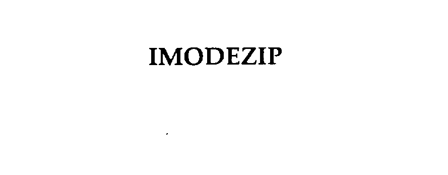 Trademark Logo IMODEZIP