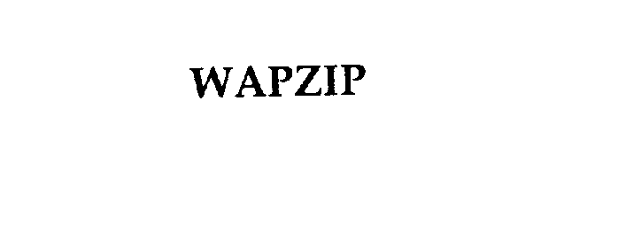 Trademark Logo WAPZIP