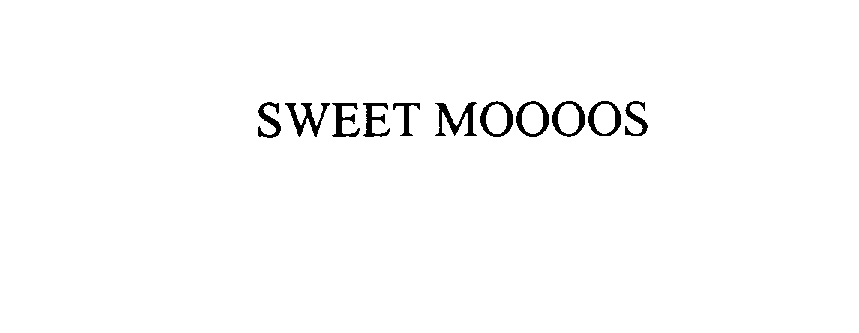 Trademark Logo SWEET MOOOOS