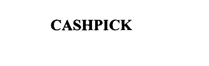 Trademark Logo CASHPICK