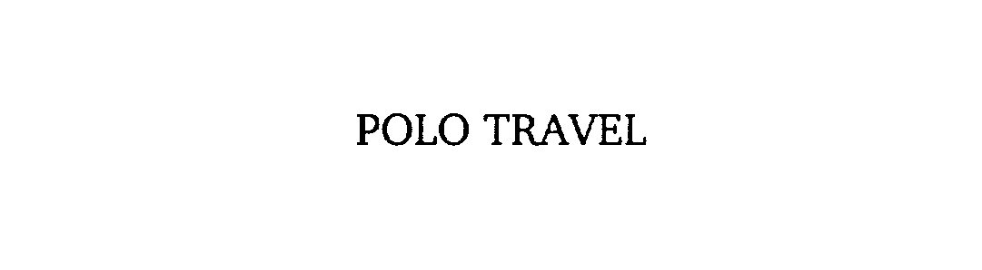 Trademark Logo POLO TRAVEL