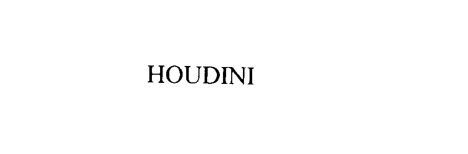 Trademark Logo HOUDINI