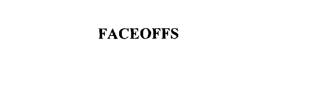 Trademark Logo FACEOFFS