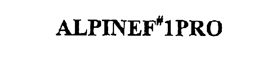  ALPINEF#1PRO