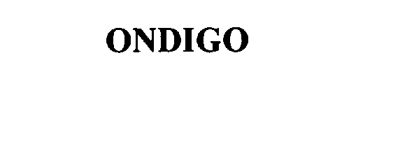 Trademark Logo ONDIGO