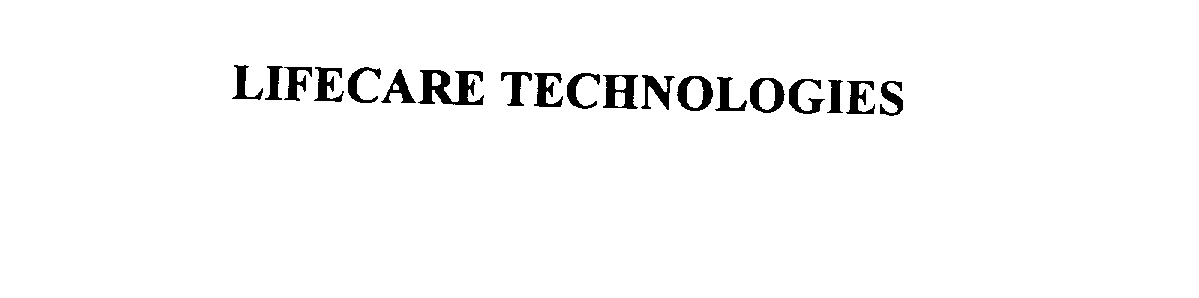 Trademark Logo LIFECARE TECHNOLOGIES