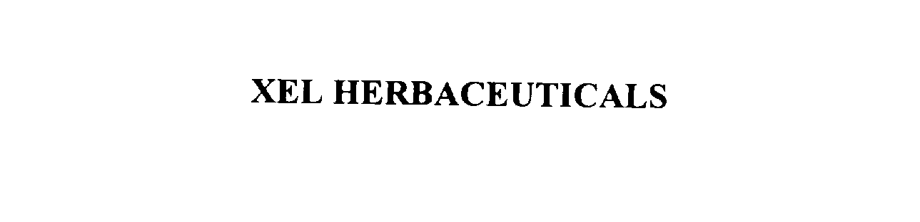  XEL HERBACEUTICALS