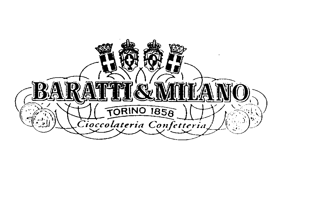  BARATTI &amp; MILANO TORINO 1858 CIOCCOLATERIA CONFETTERIA