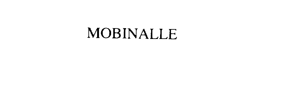 Trademark Logo MOBINALLE