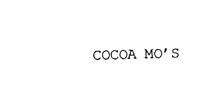  COCOA MO'S