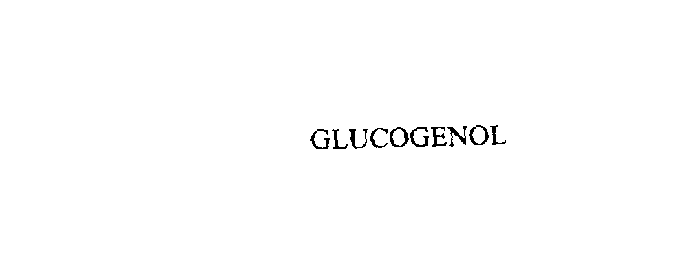 Trademark Logo GLUCOGENOL