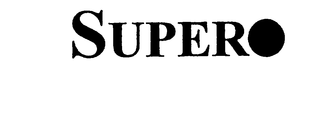 Trademark Logo SUPERO