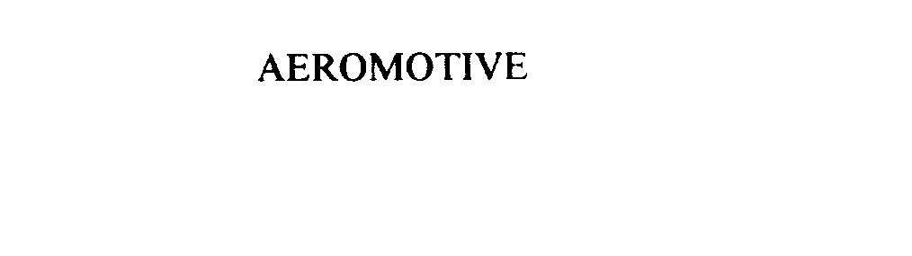 Trademark Logo AEROMOTIVE