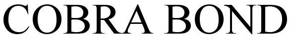 Trademark Logo COBRA BOND
