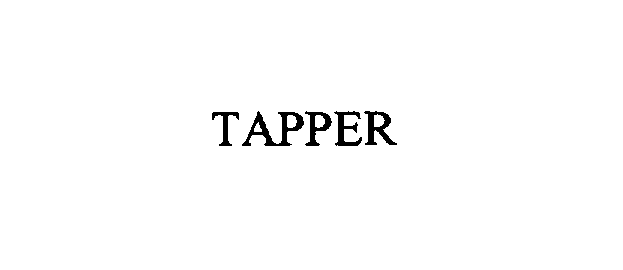 Trademark Logo TAPPER