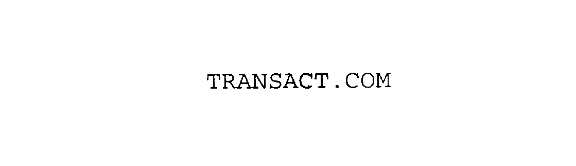 Trademark Logo TRANSACT.COM