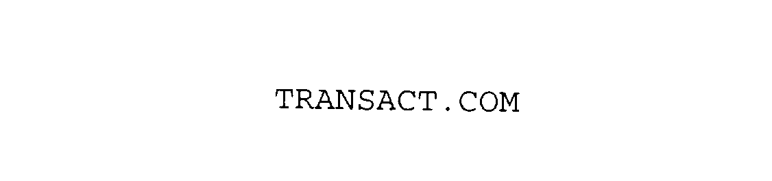 Trademark Logo TRANSACT.COM