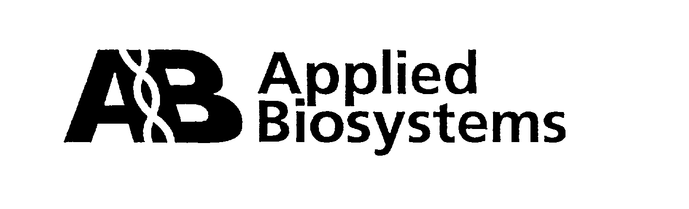 Trademark Logo A B APPLIED BIOSYSTEMS