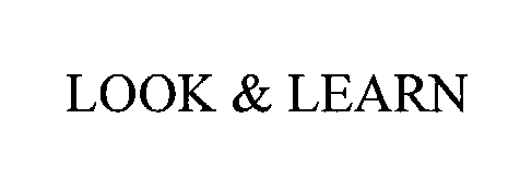 Trademark Logo LOOK & LEARN