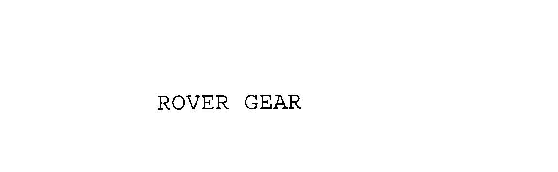  ROVER GEAR