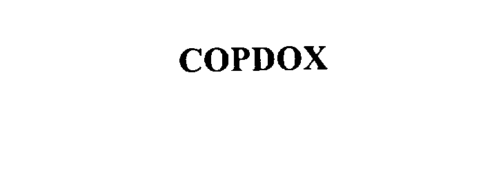 Trademark Logo COPDOX