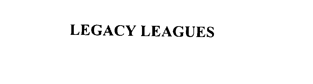  LEGACY LEAGUES