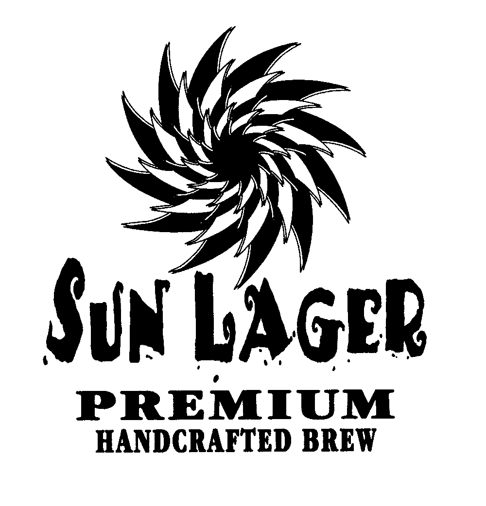 Trademark Logo SUN LAGER PREMIUM HANDCRAFTED BREW