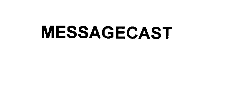 Trademark Logo MESSAGECAST