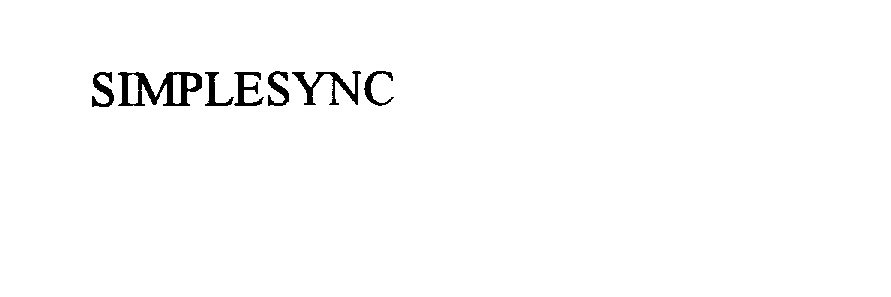 Trademark Logo SIMPLESYNC
