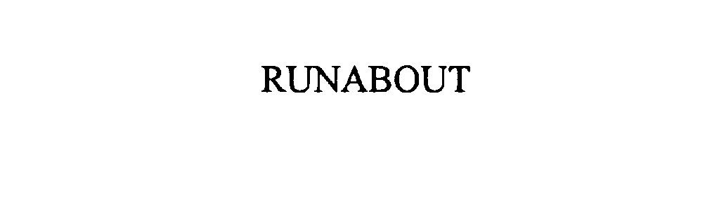 Trademark Logo RUNABOUT