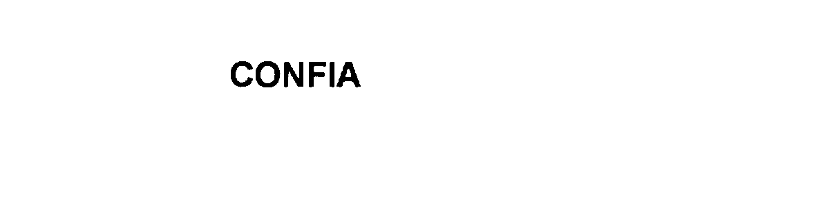 Trademark Logo CONFIA
