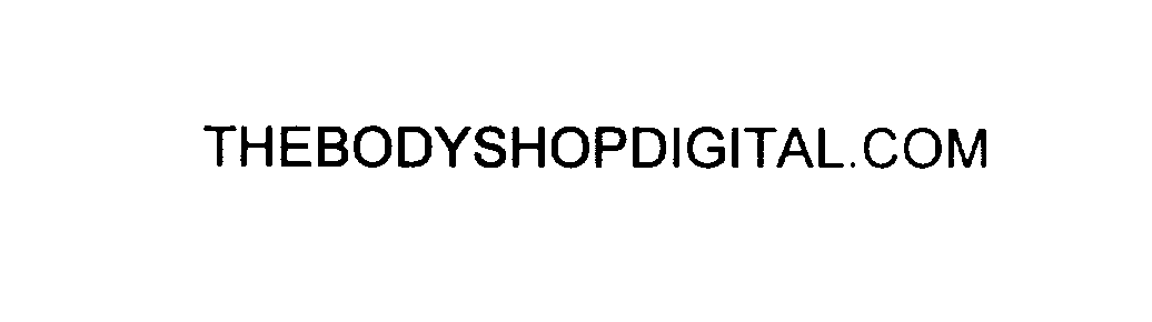 Trademark Logo THEBODYSHOPDIGITAL.COM