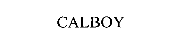 Trademark Logo CALBOY