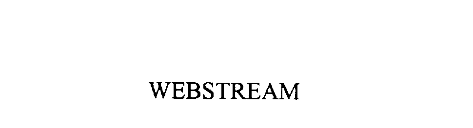 Trademark Logo WEBSTREAM