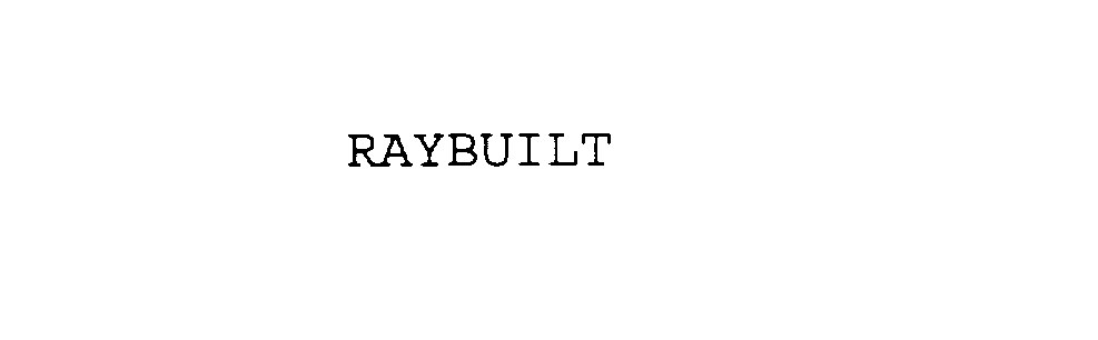  RAYBUILT