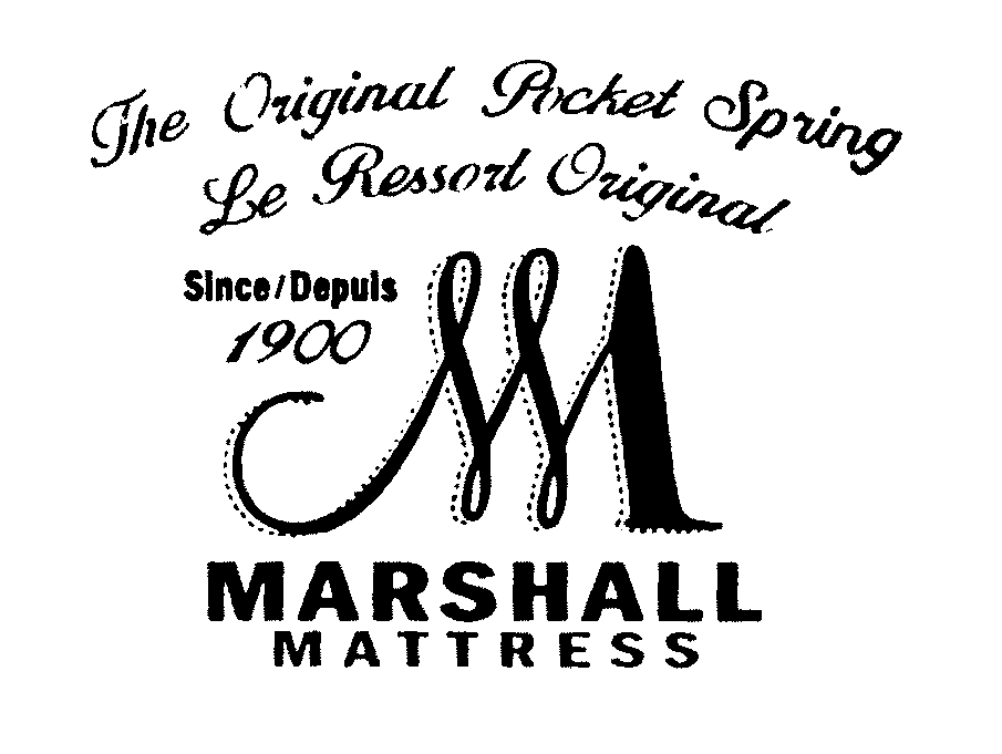 Trademark Logo THE ORIGINAL POCKET SPRING MARSHALL MATTRESS