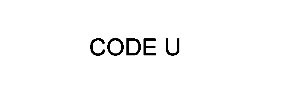 Trademark Logo CODE-U