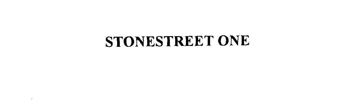 Trademark Logo STONESTREET ONE