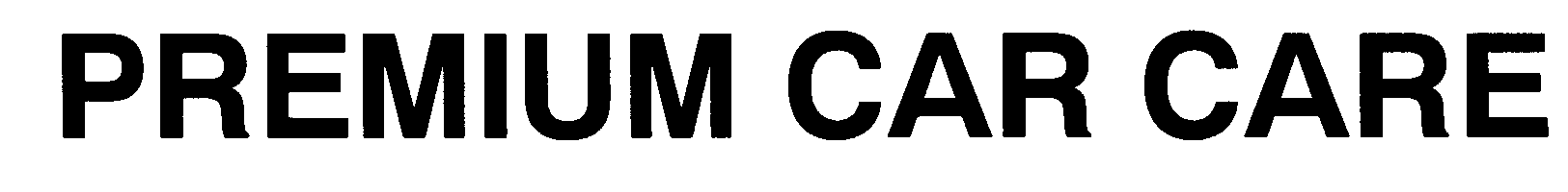 Trademark Logo PREMIUM CAR CARE