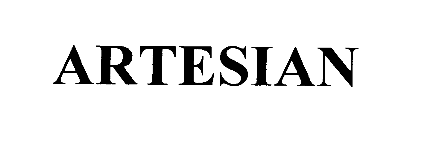 Trademark Logo ARTESIAN