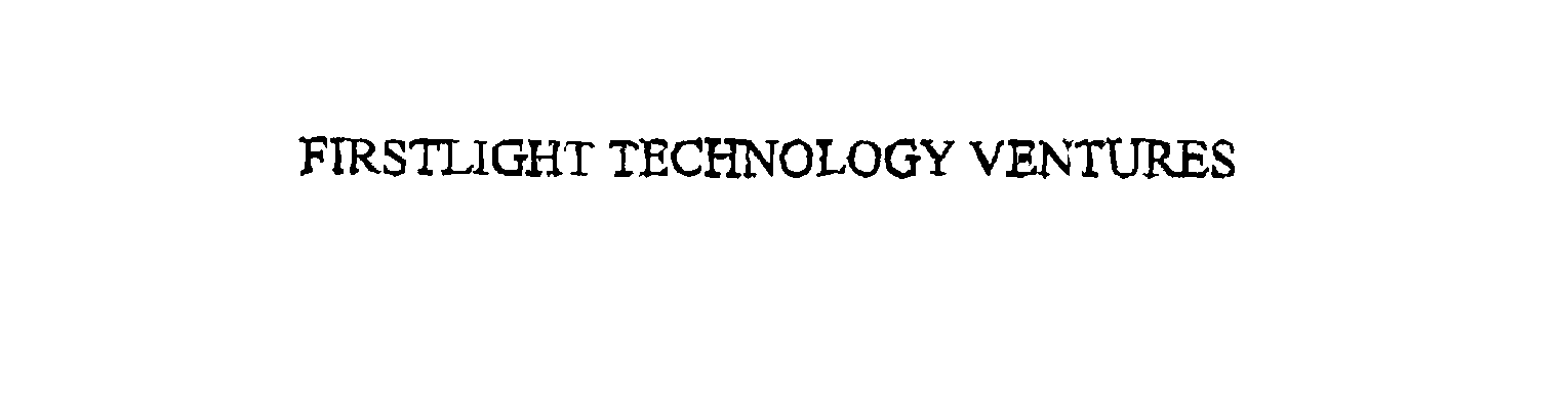 Trademark Logo FIRSTLIGHT TECHNOLOGY VENTURES
