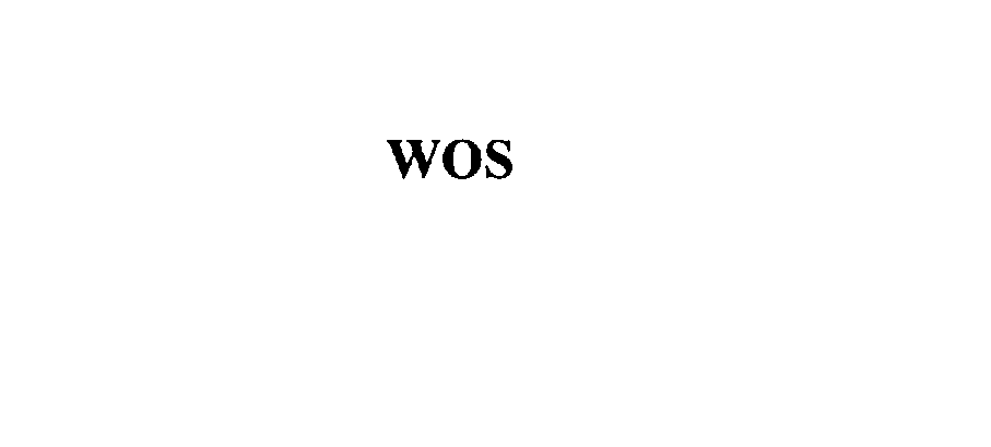 Trademark Logo WOS