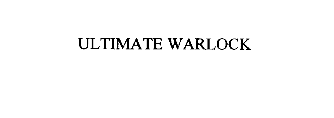 Trademark Logo ULTIMATE WARLOCK