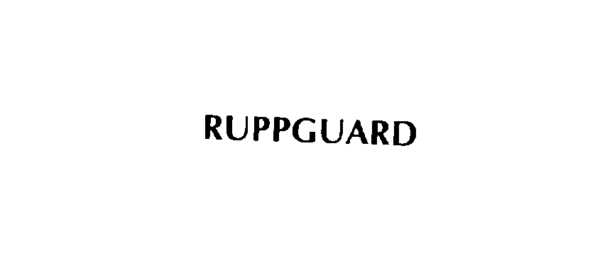 Trademark Logo RUPPGUARD