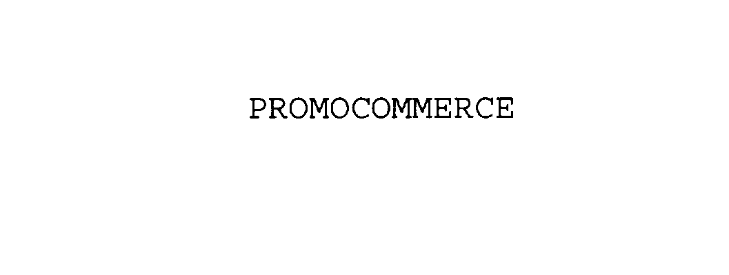 Trademark Logo PROMOCOMMERCE