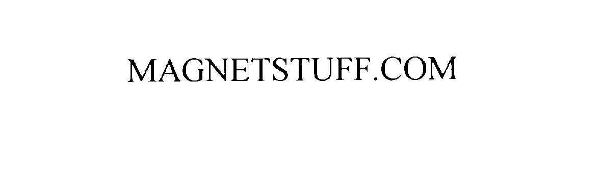 Trademark Logo MAGNETSTUFF.COM