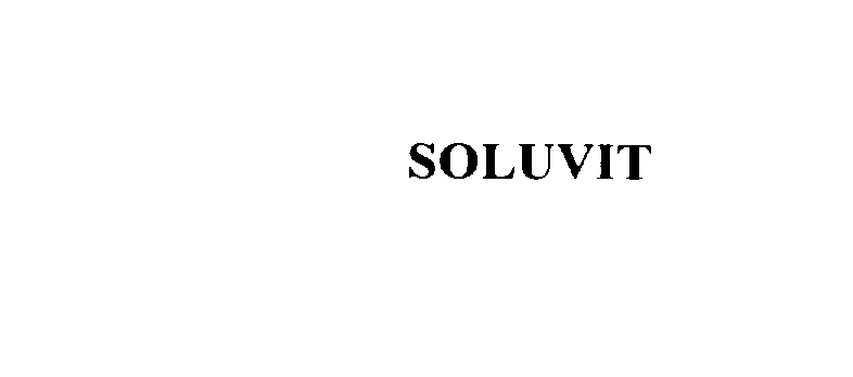 Trademark Logo SOLUVIT