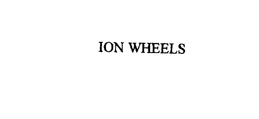 Trademark Logo ION WHEELS